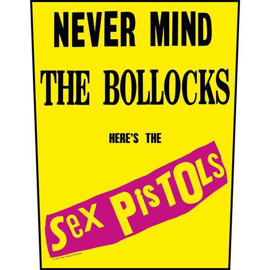 Back Patch - Sex Pistols - Never Mind The Bollocks