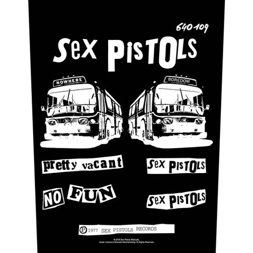 Back Patch - Sex Pistols - Pretty Vacant