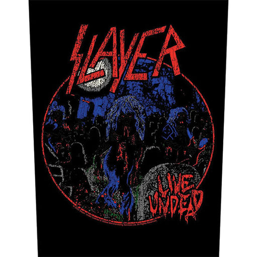 Back Patch - Slayer - Live Undead