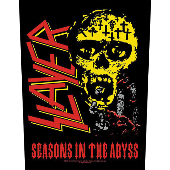 Back Patch - Slayer - Seasons in the Abyss