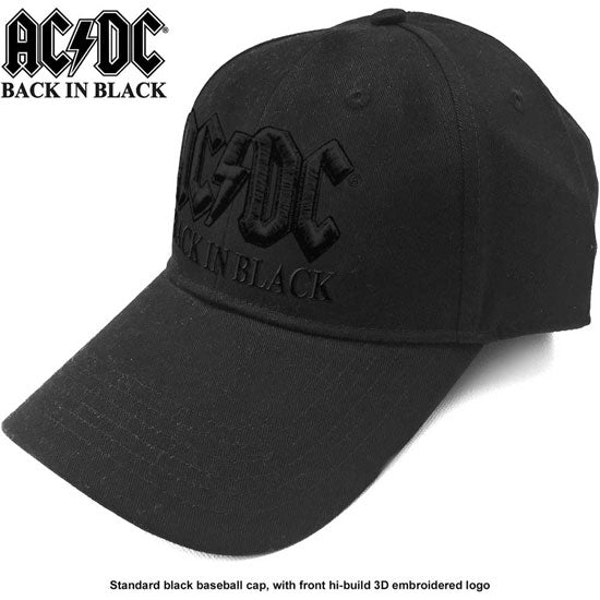 Baseball Hat - ACDC - Back in Black