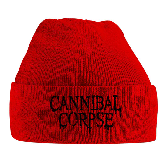 Beanie - Cannibal Corpse - Red With Black Logo