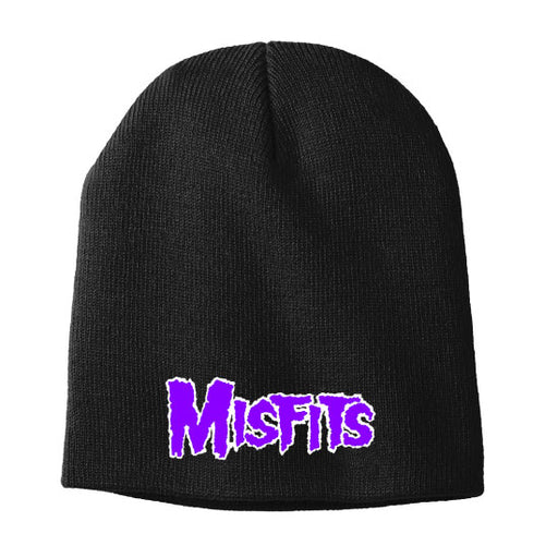 Beanie - Misfits - Purple Logo