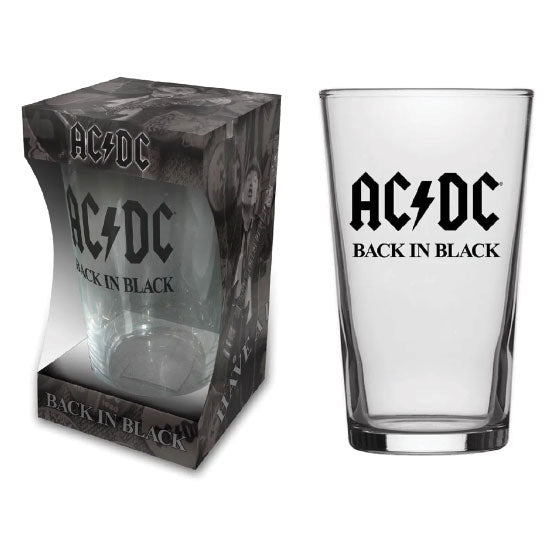Beer Glass - ACDC - Back In Black