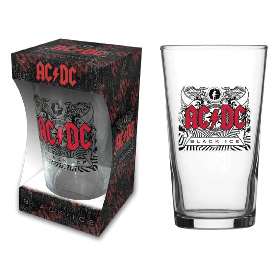 Beer Glass - ACDC - Black Ice | Rock, Heavy Metal, Punk