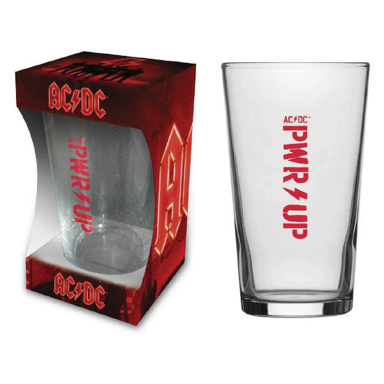 Beer Glass - ACDC - PWR UP