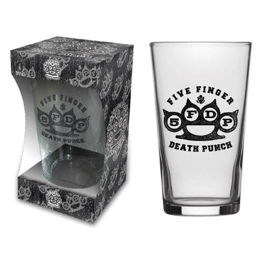 Beer Glass - Five Finger Death Punch - Knuckle Logo