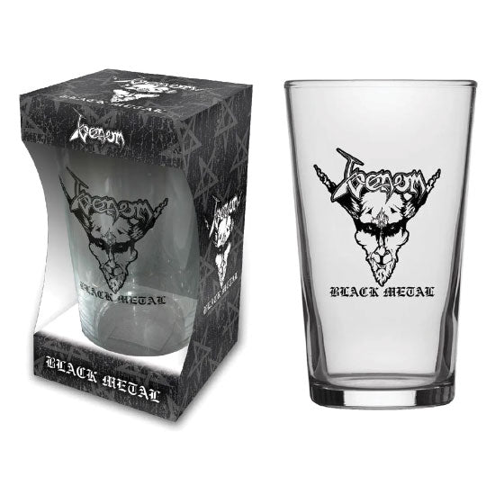 Beer Glass - Venom - Black Metal