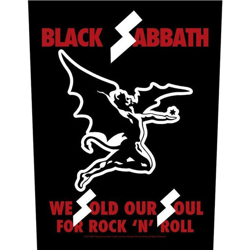 Back Patch - Black Sabbath - Sold our Soul-Metalomania