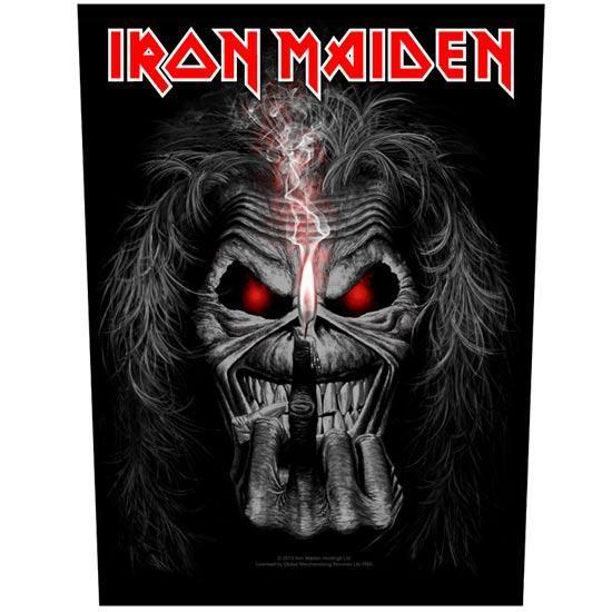 Back Patch - Iron Maiden - Eddie Candle Finger-Metalomania
