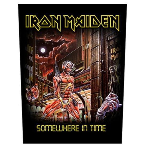 Back Patch - Iron Maiden - Somewhere in Time-Metalomania