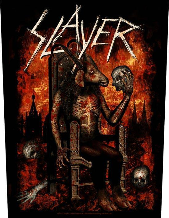 Back Patch - Slayer - Devil on Throne-Metalomania