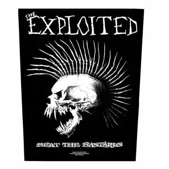 Back Patch - The Exploited - Beat the Bastards-Metalomania