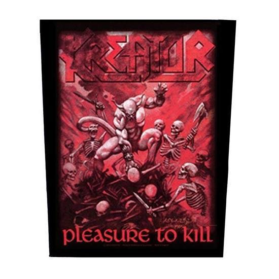 Back Patch - Kreator - Pleasure to Kill-Metalomania