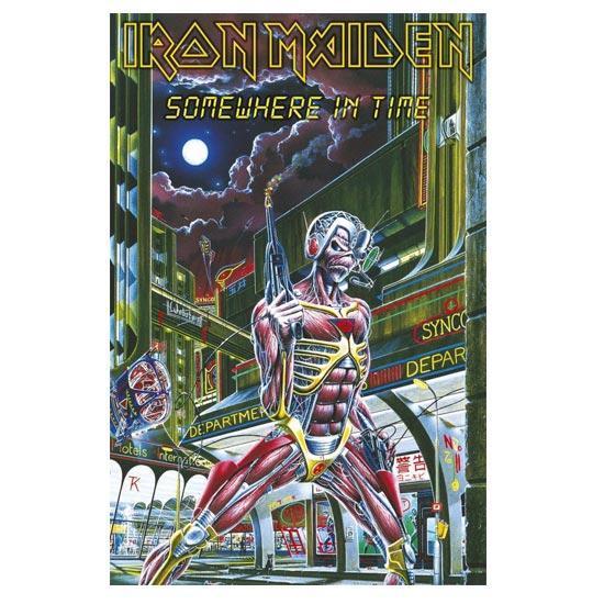 Deluxe Flag - Iron Maiden - Somewhere in Time-Metalomania