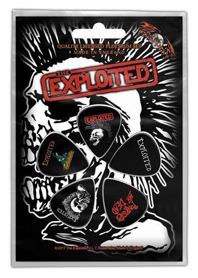 Guitar Picks - The Exploited - Skull-Metalomania