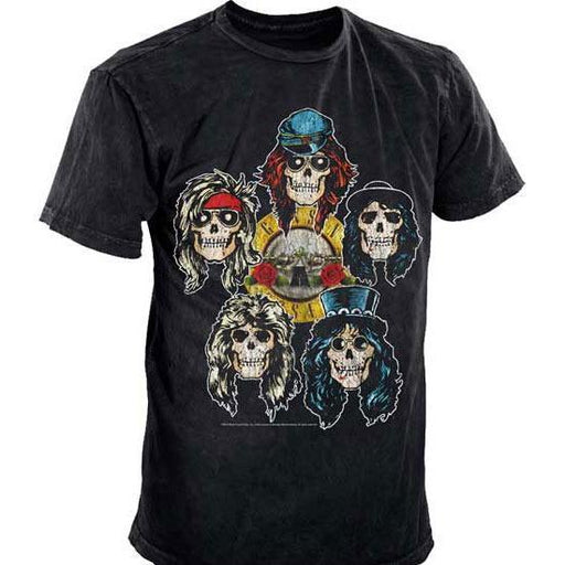 T-Shirt - Guns N Roses - Heads Vintage-Metalomania