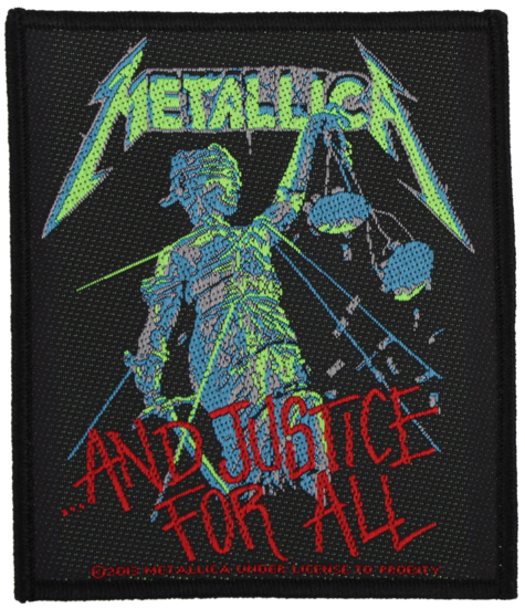 Patch - Metallica - And Justice For All-Metalomania