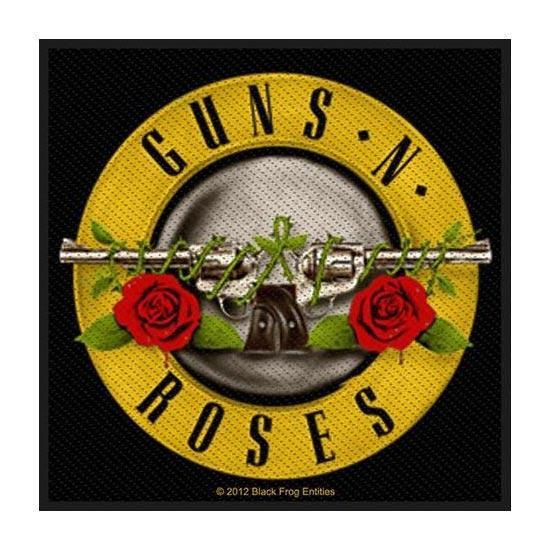 Patches - Guns & Roses - Bullet Logo (square patch)-Metalomania