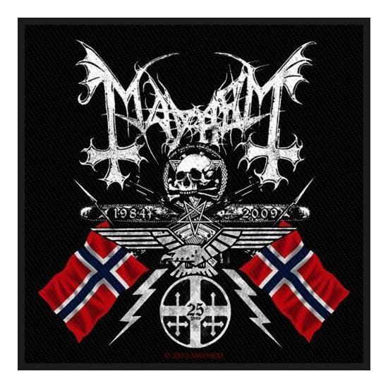 Patch - Mayhem - Coat of Arms (25 Years)-Metalomania