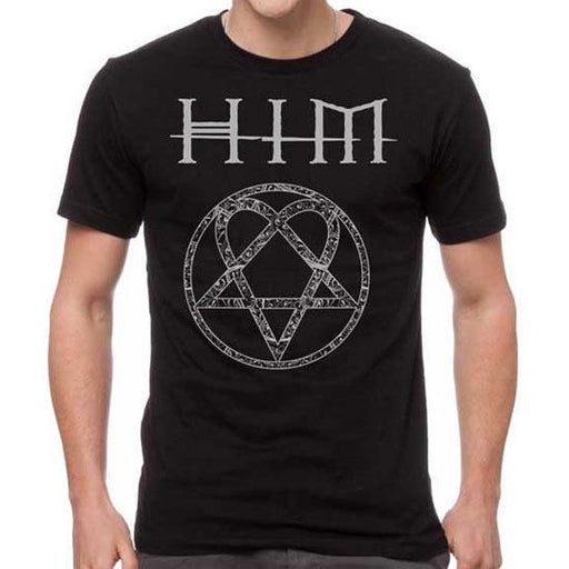 T-Shirt - HIM - Ornate Heartagram-Metalomania