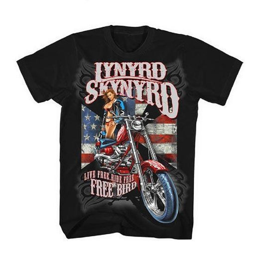 T-Shirt - Lynyrd Skynyrd - Live Free, Ride Free-Metalomania