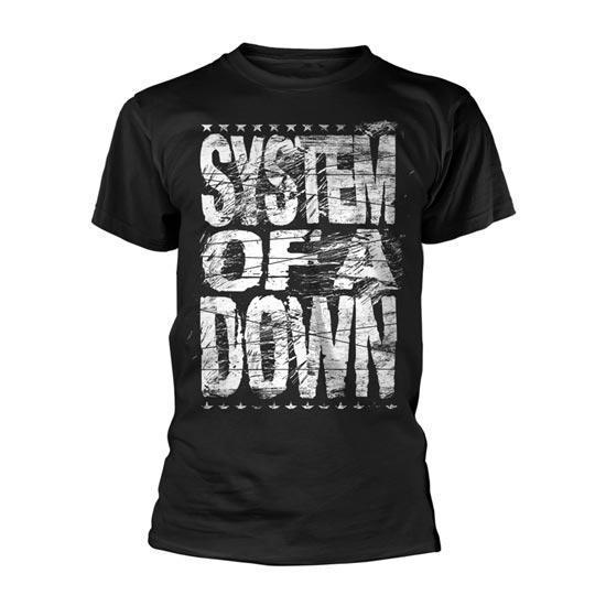 T-Shirt - System of a Down - Distressed Logo-Metalomania