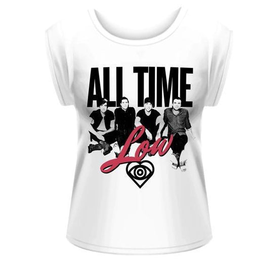 T-Shirt - All Time Low - Unknown - Lady - White-Metalomania