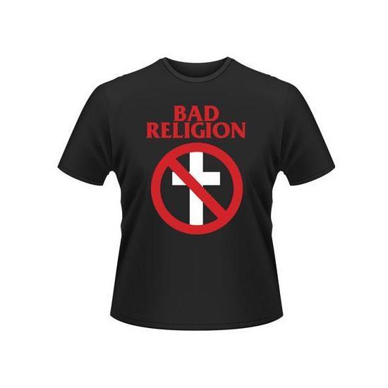 T-Shirt - Bad Religion - Classic Buster White Cross-Metalomania