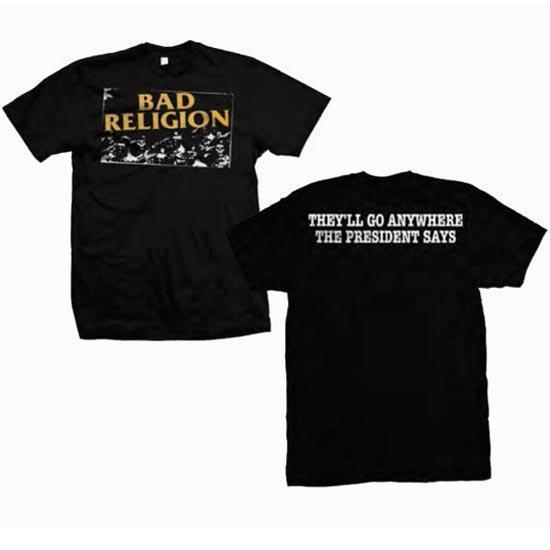 T-Shirt - Bad Religion - President Says-Metalomania