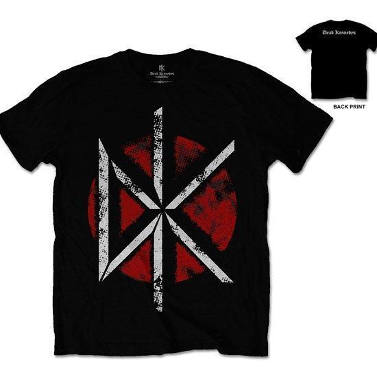T-Shirt - Dead Kennedys - Distressed Logo (w/back)-Metalomania
