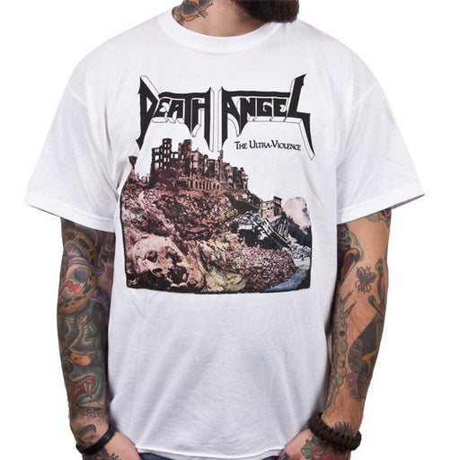 T-Shirt - Death Angel - Ultra-Violence - White-Metalomania