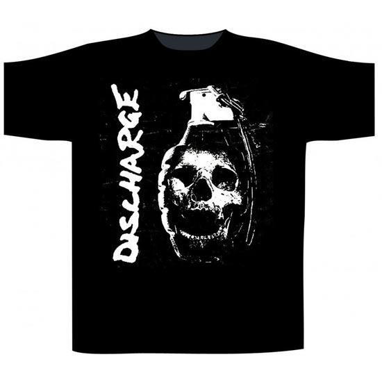 T-Shirt - Discharge - Skull Grenade-Metalomania