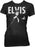 T-Shirt - Elvis - On Stage With Mic - Lady-Metalomania