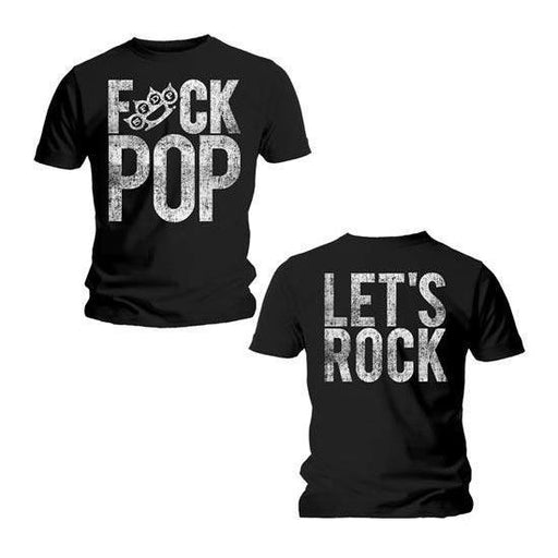 T-Shirt - Five Finger Death Punch - Fuck Pop, Let's Rock-Metalomania