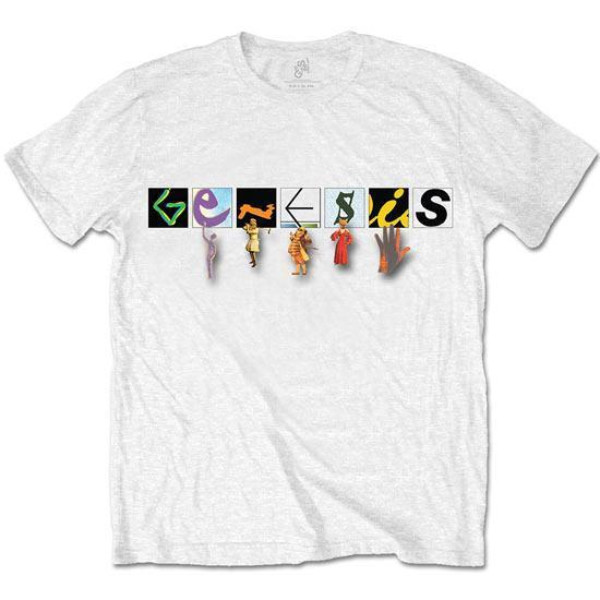 T-Shirt - Genesis - Characters Logo - White