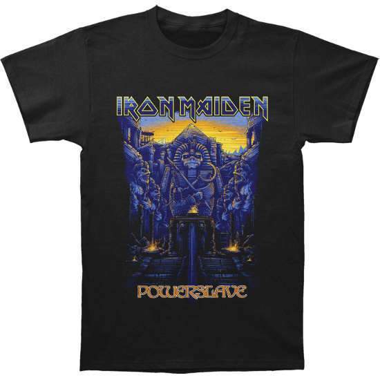 T-Shirt - Iron Maiden - Dark Ink Power Slave V1-Metalomania