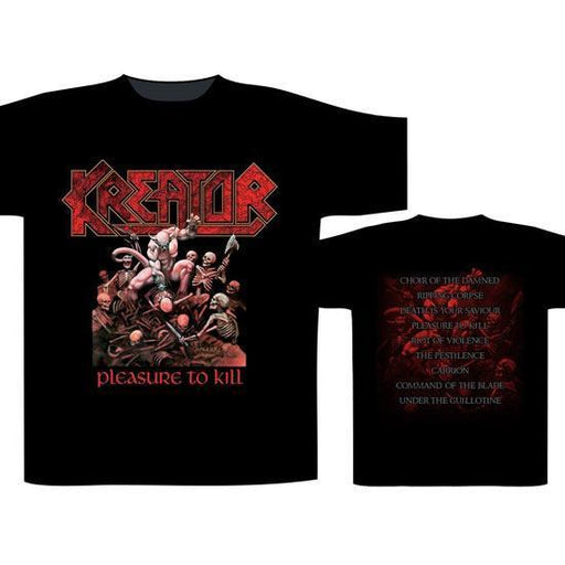 T-Shirt - Kreator - Pleasure to Kill W/Back-Metalomania