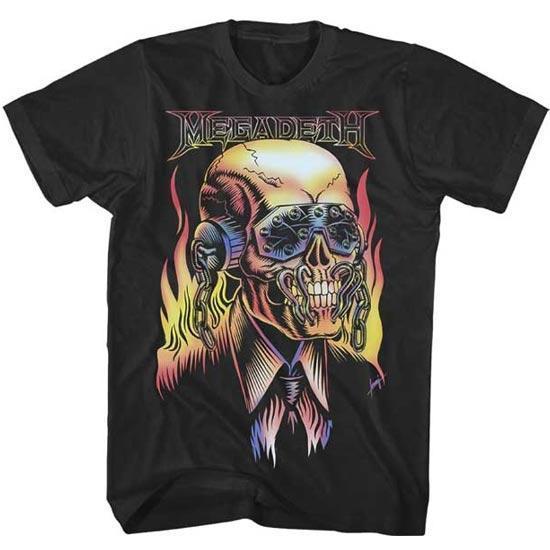 T-Shirt - Megadeth - Flaming Vic