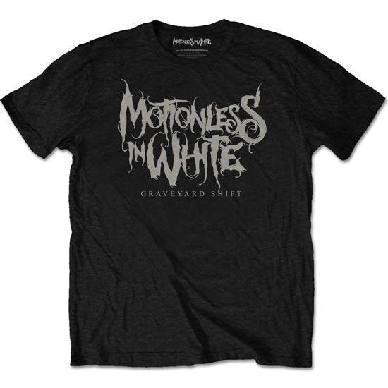 T-Shirt - Motionless in White - Graveyard Shift Logo-Metalomania