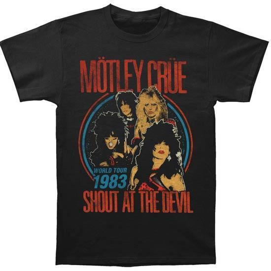 T-Shirt - Motley Crue - Vintage Shout at the Devil World Tour