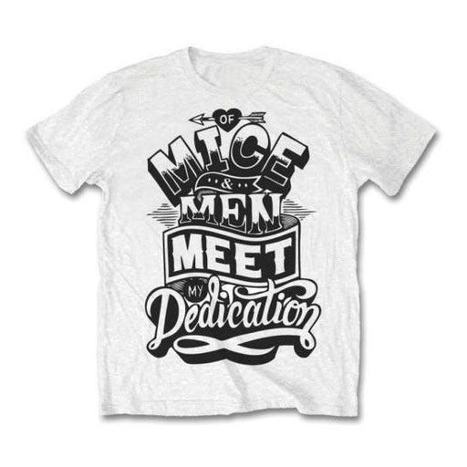 T-Shirt - Of Mice & Men - Dedications - White-Metalomania