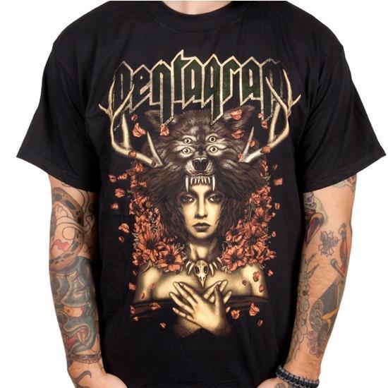 T-Shirt - Pentagram - Priestess-Metalomania