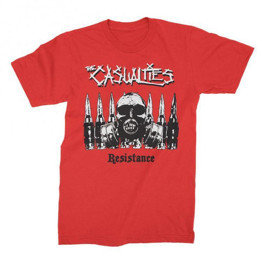 T-Shirt - The Casualties - Resistance - Red-Metalomania