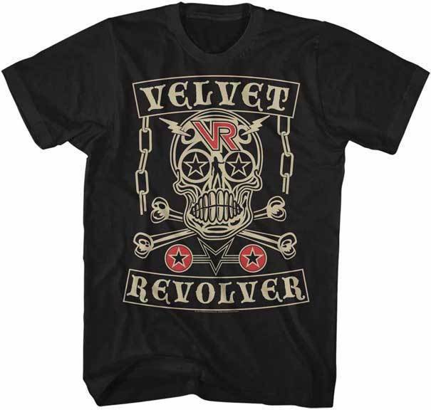 T-Shirt - Velvet Revolver - Velvet Skull-Metalomania