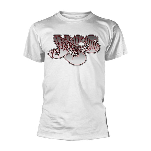 T-Shirt - Yes - Pattern Logo - White-Metalomania