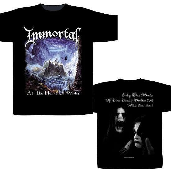 sandwich Finde sig i falanks T-Shirt - Immortal - Heart of Winter | Rock, Heavy Metal, Punk