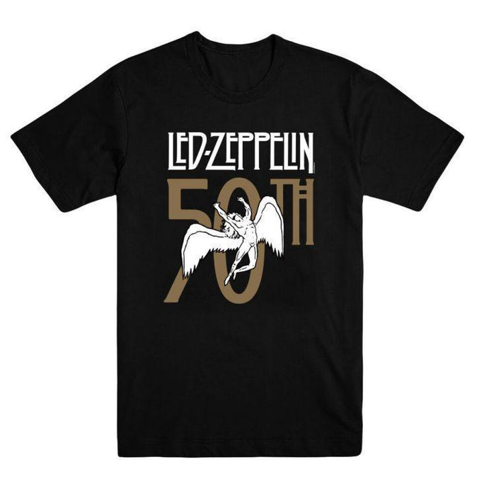 T-Shirt - Led Zeppelin - 50th Logo-Metalomania
