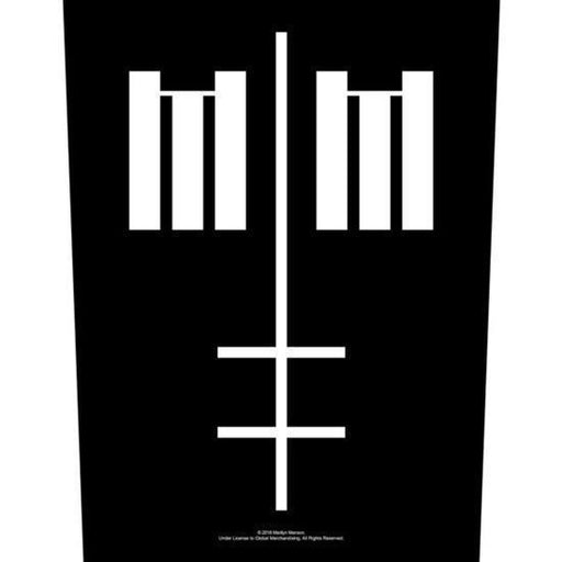 Back Patch - Marilyn Manson - Inverted Cross Logo-Metalomania