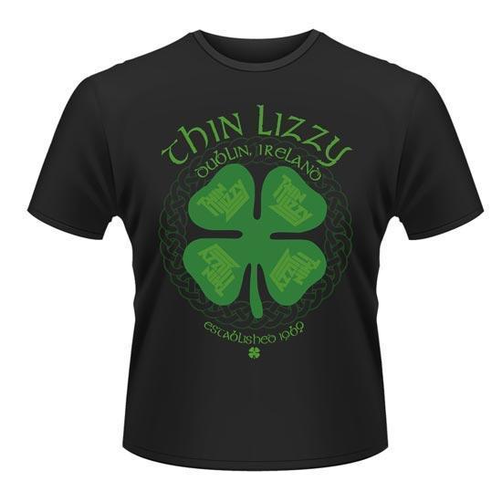T-Shirt - Thin Lizzy - Four Leaf Clover-Metalomania